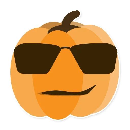 Telegram stiker «Pumpkin Pump» 😧