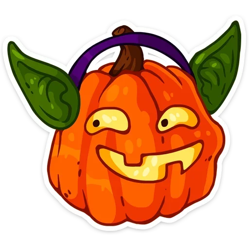 Pumpkin ween  sticker 😮