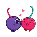 Эмодзи Purple Cherry 😘