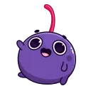 Purple Cherry emoji 👋