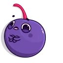 Эмодзи Purple Cherry 🙄