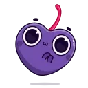 Эмодзи Purple Cherry 😍