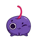 Эмодзи Purple Cherry 😉