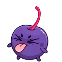 Purple Cherry emoji 😝