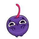 Purple Cherry emoji ☺️