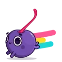 Purple Cherry emoji 🏃‍♀️
