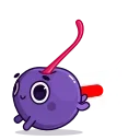Purple Cherry emoji 🏃‍♂️