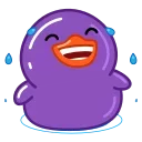 Purple Duck  stiker 🤣