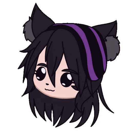 _._purple.cat_._ sticker 😁