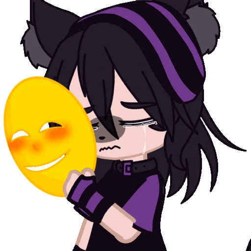 _._purple.cat_._ emoji 😔