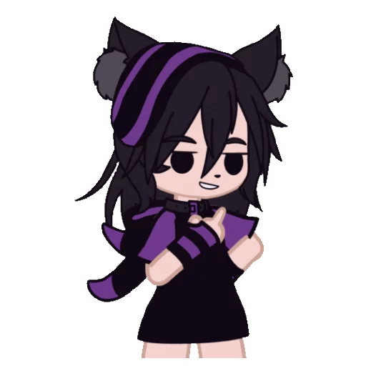 Эмодзи _._purple.cat_._ 🖕