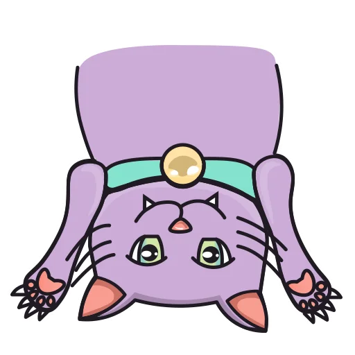 Purple Cat emoji ?