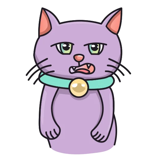 Эмодзи Purple Cat ?