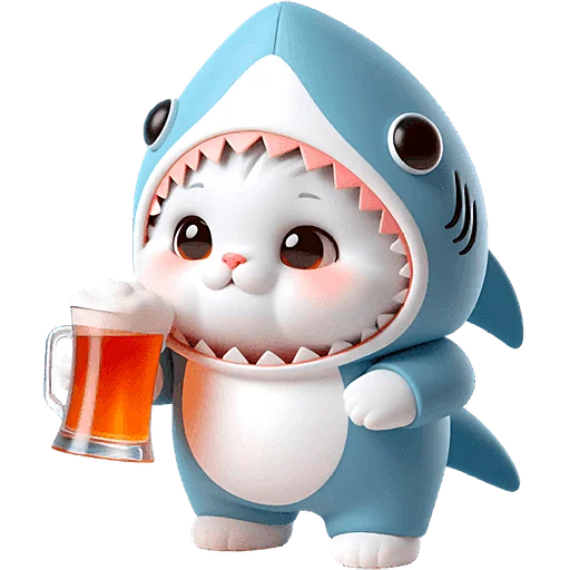 Пушистые акулы 2  emoji 🍺