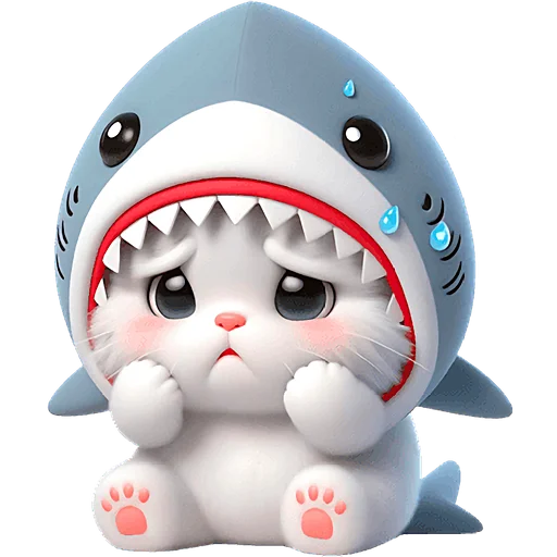 Пушистые акулы 2  emoji 😢