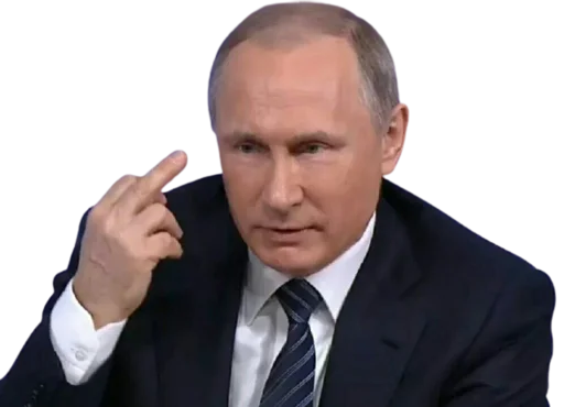 Стікер Vladimir Putin 🖕