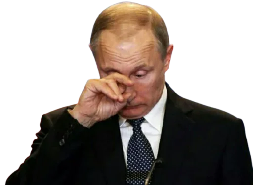 Стікер Vladimir Putin 😔