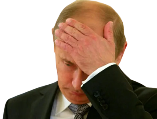 Стікер Vladimir Putin 🤦‍♂