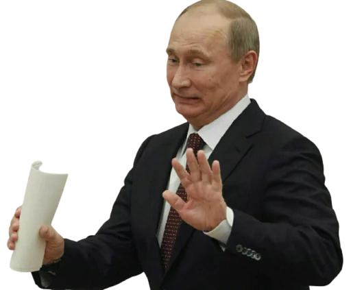 Стікер Vladimir Putin 🙅‍♂