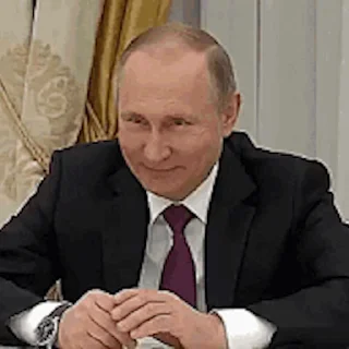 Стикер Putin Russia 😏