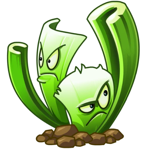 Стікер Telegram «Plants vs Zombies 2» 🥬