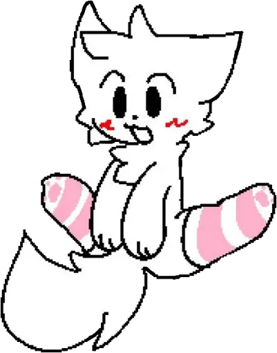 Telegram stiker «Silly cat» 😀