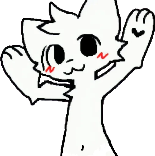 Telegram stiker «Silly cat» 😨