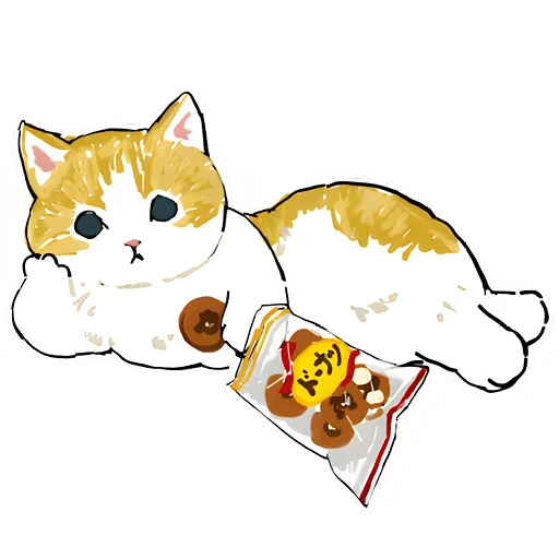 Стикер Telegram «Милые котики» 🍪