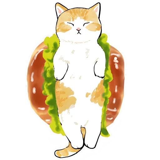 Telegram Sticker «Милые котики» 🥪
