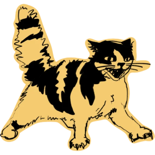 Telegram Sticker «Mad cats» 😖