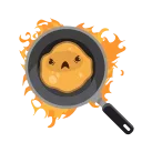 Pancake and Sourcream emoji 😡