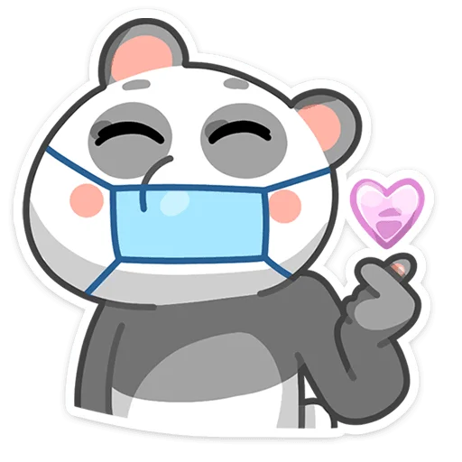 Панда Мия emoji ❤️