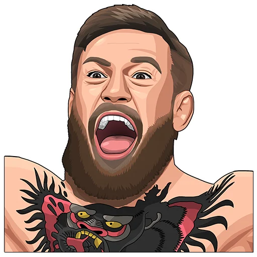Стікер Telegram «PARIMATCH + UFC» 💪