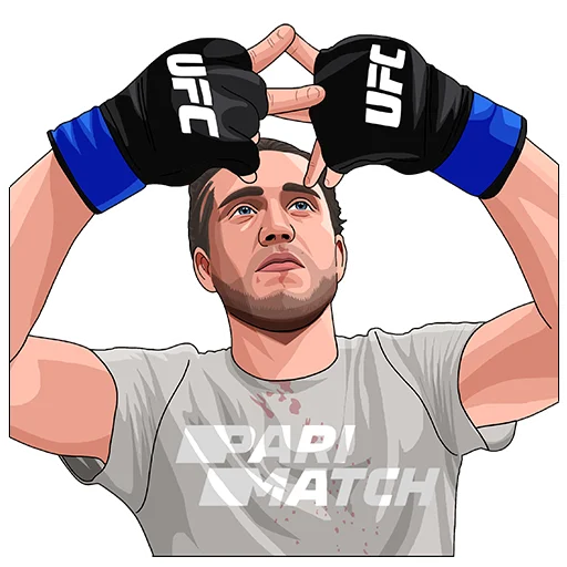 PARIMATCH + UFC stiker 🙏