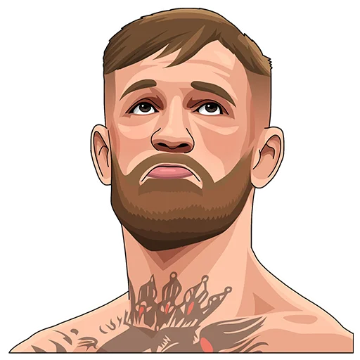 Telegram stiker «PARIMATCH + UFC» 🤨