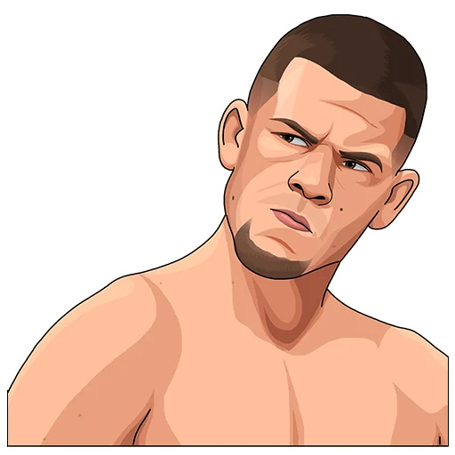 Telegram stiker «PARIMATCH + UFC» 🤔