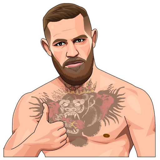 Telegram stiker «PARIMATCH + UFC» 👍