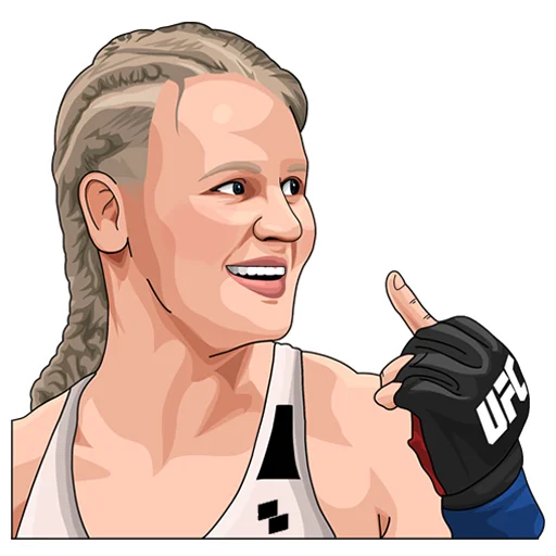 Стікер Telegram «PARIMATCH + UFC» 🖕