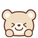 HD pastel bear emoji 😆