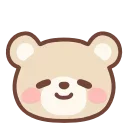 HD pastel bear emoji ☺️