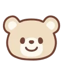HD pastel bear emoji 🙂