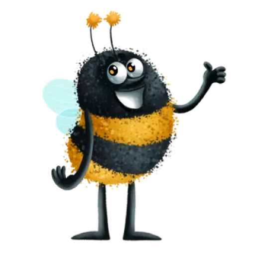 Telegram stiker «Пчелка Бзз» 👍