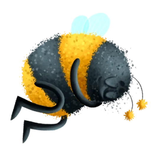 Telegram stiker «Пчелка Бзз» 😴