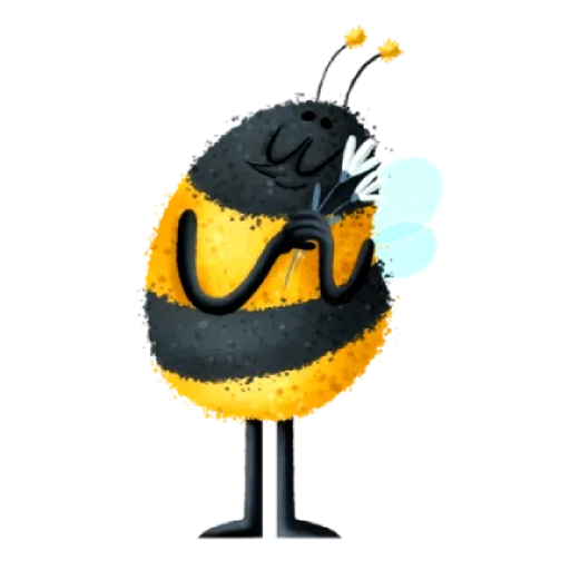Telegram stiker «Пчелка Бзз» ☺️