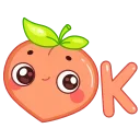 Персик emoji 👌