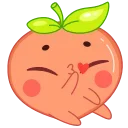Персик emoji 😘
