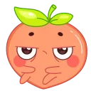 Персик emoji 😒