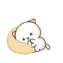 Peach Goma Cats emoji 🥺