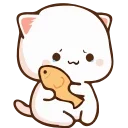 Peach Goma Cats emoji 🥺