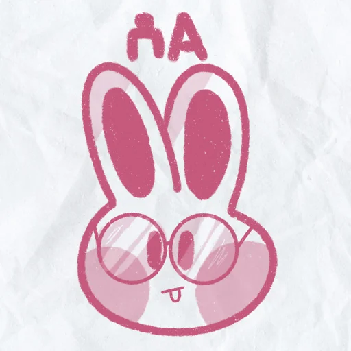 Telegram stiker «peachy bunny» 👍